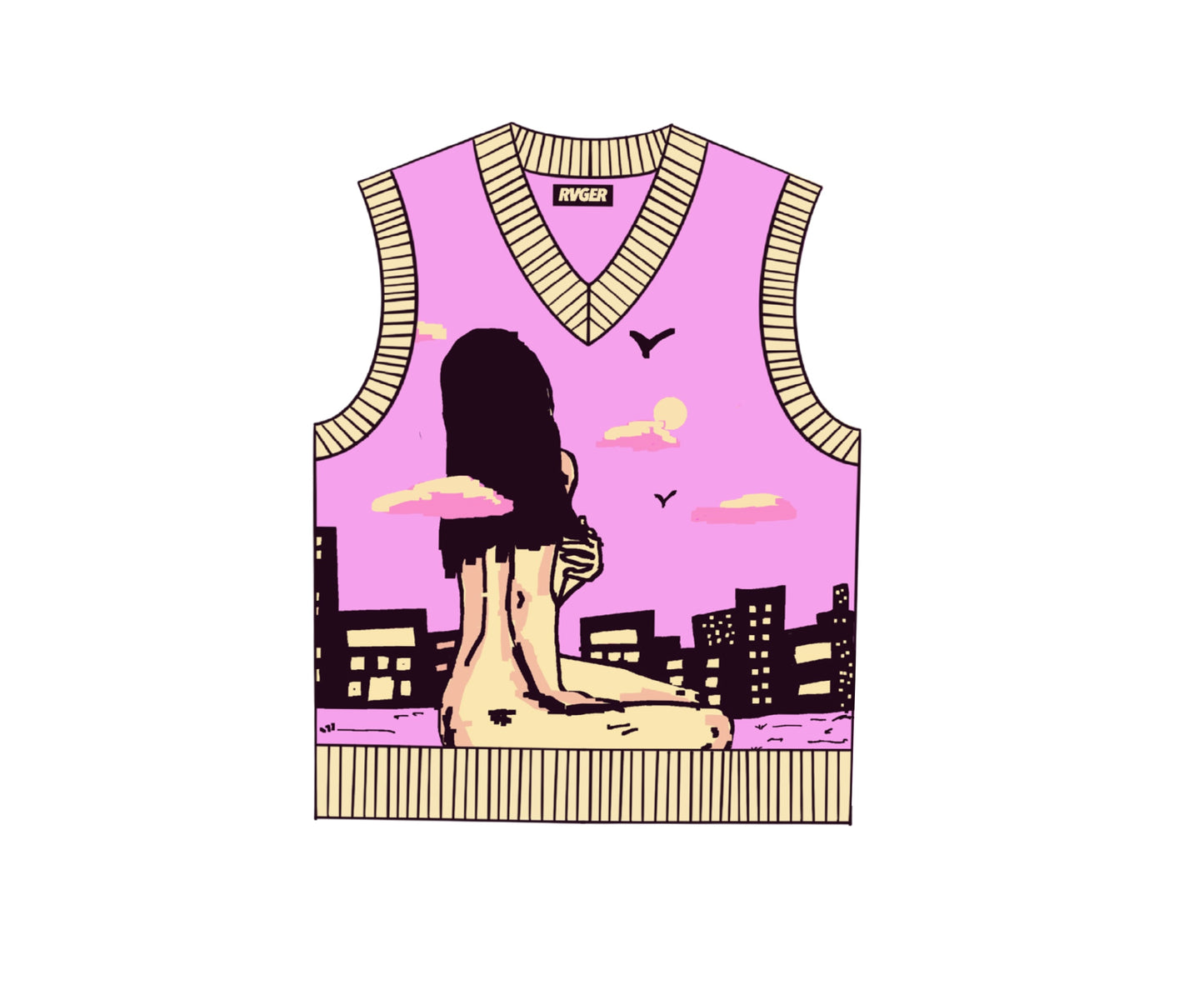 Rager NUDE Knit Vest