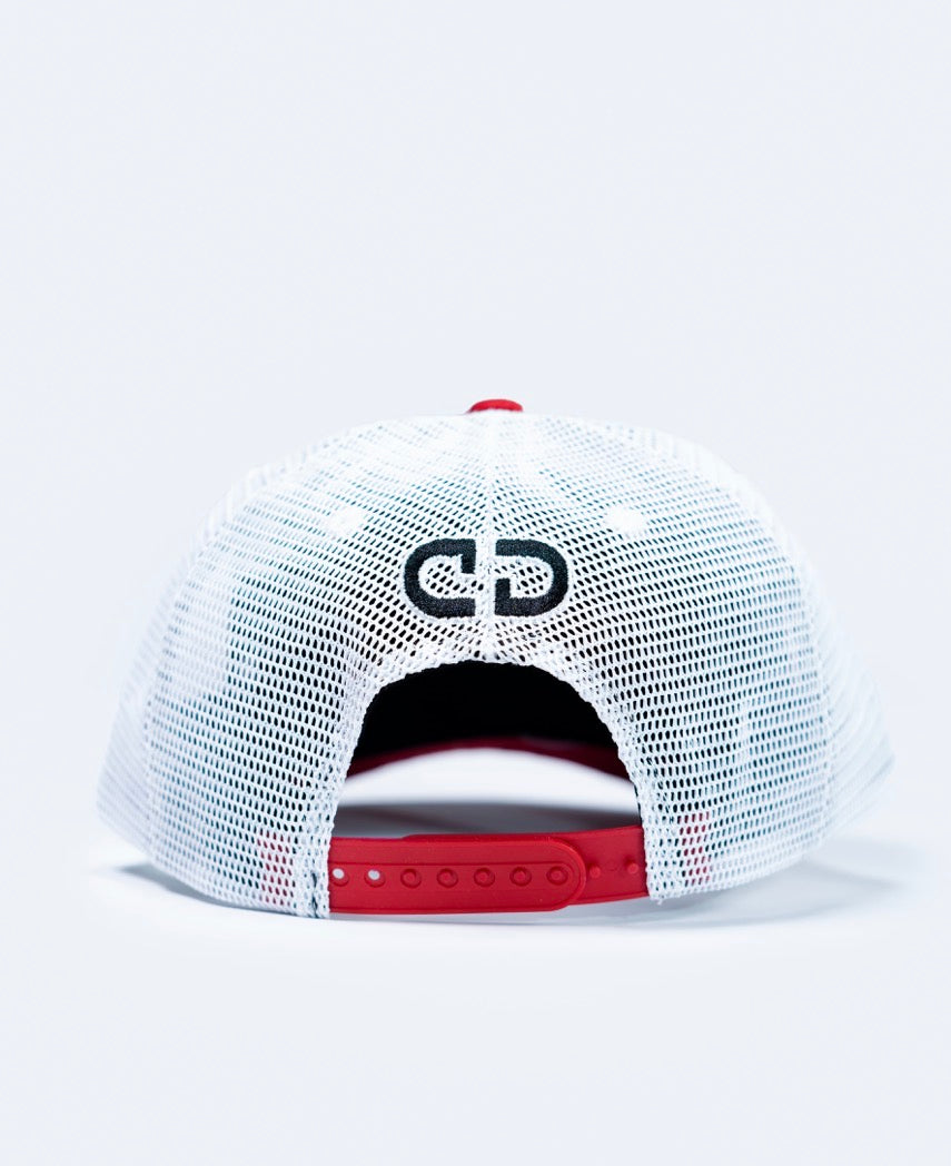 Crowned Gear Renaissance Red Trucker Hat