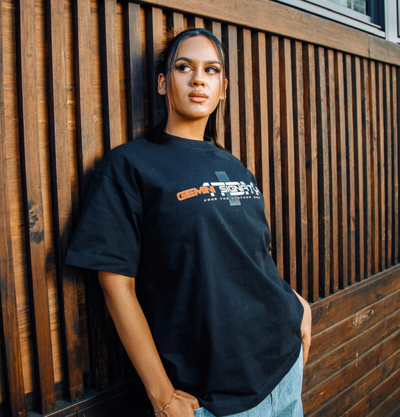 Gemini Signature black Tee