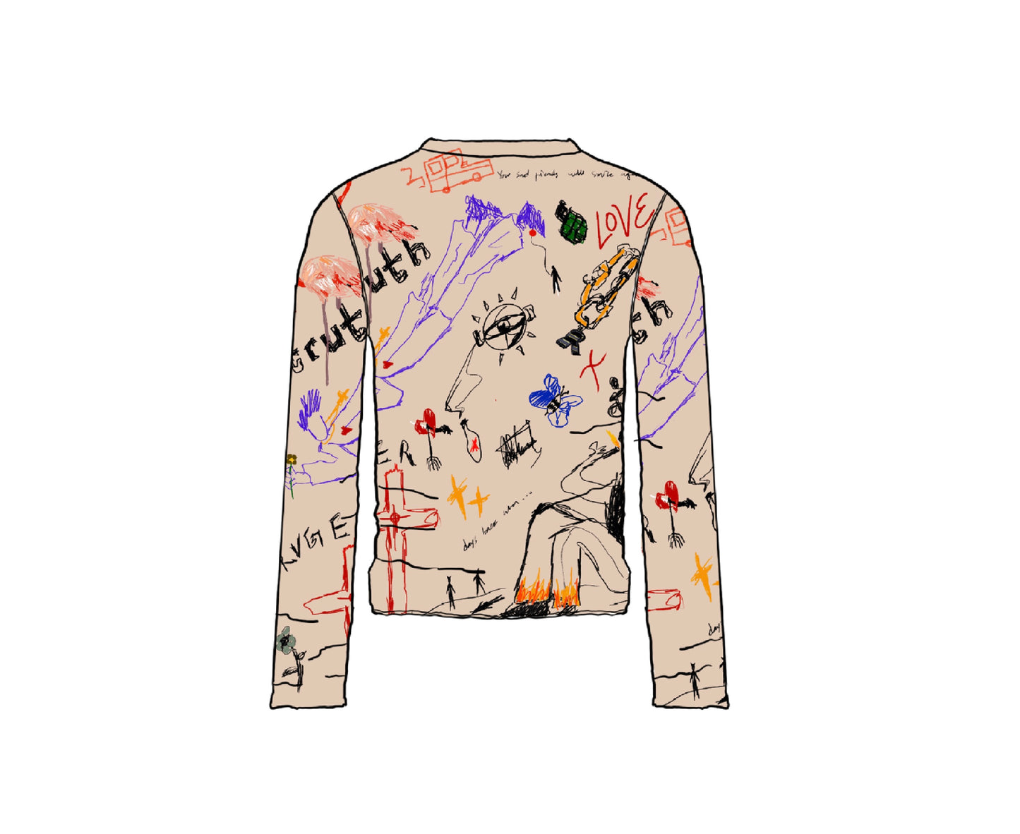 Rager Radiate Love Mesh Top