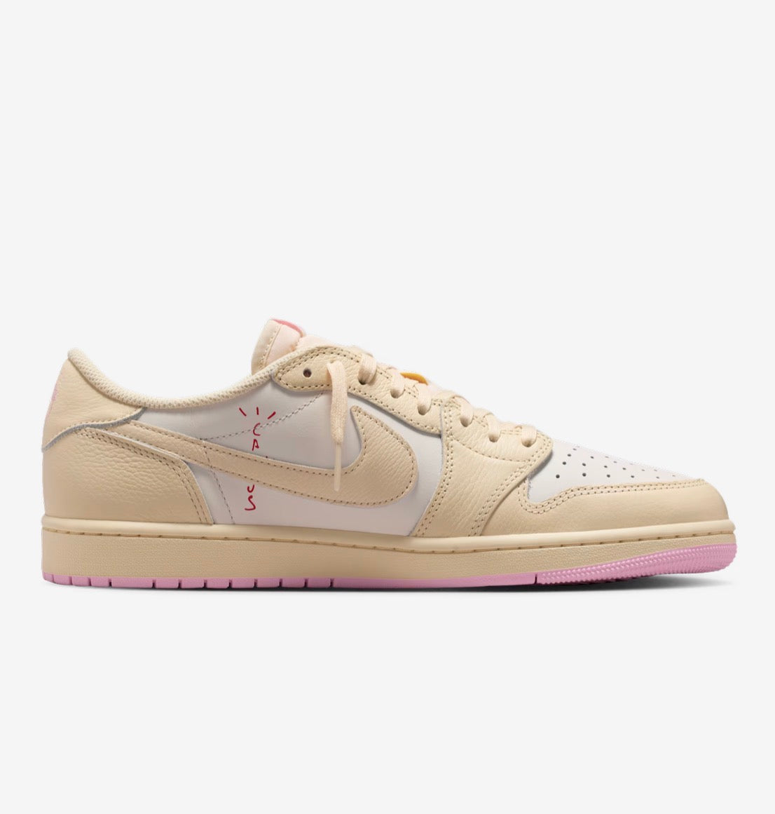 Air Jordan 1 Low x Travis Scott
Muslin and Shy Pink