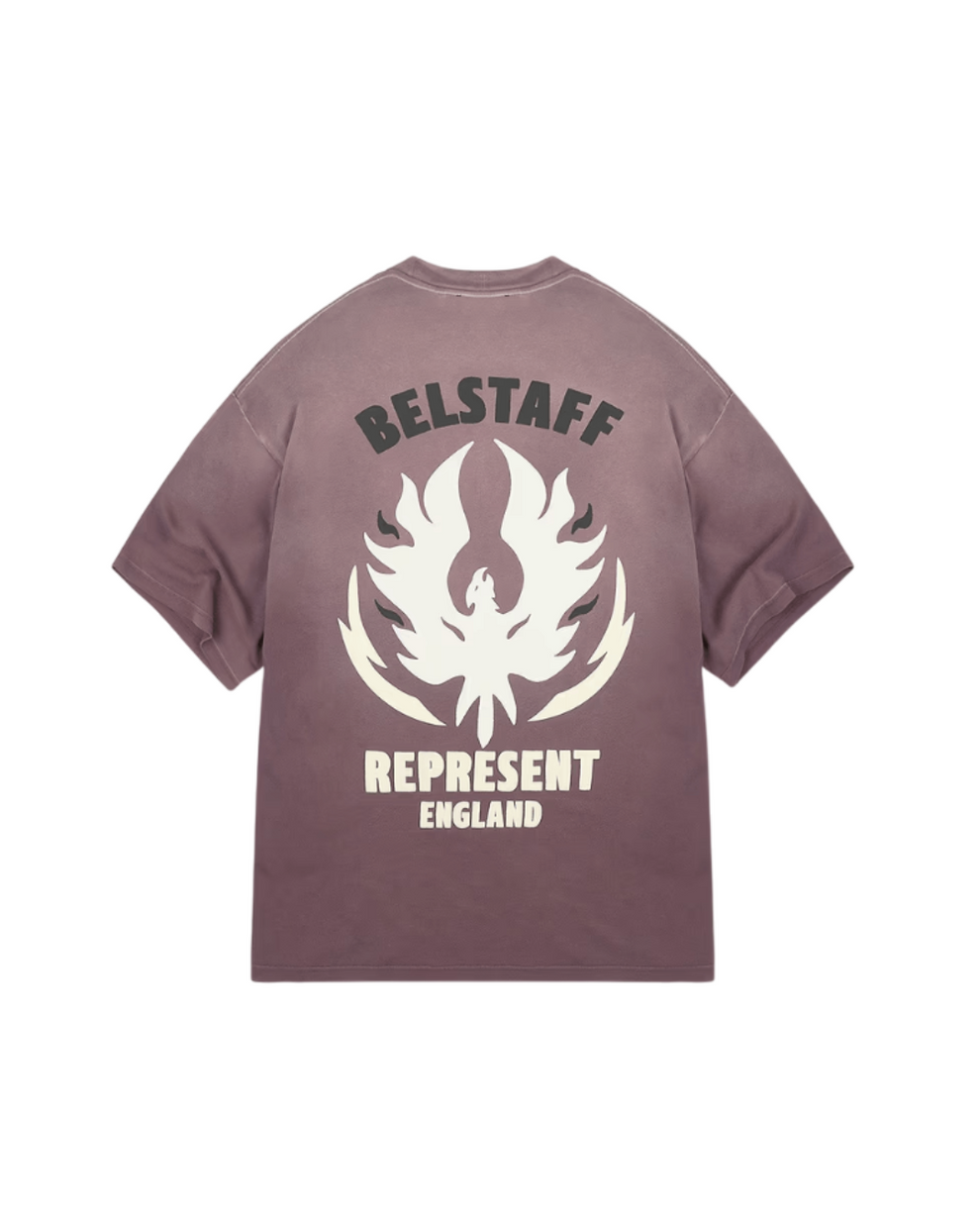 REPRESENT X BELSTAFF FAME PHOENIX T-SHIRT PLUM