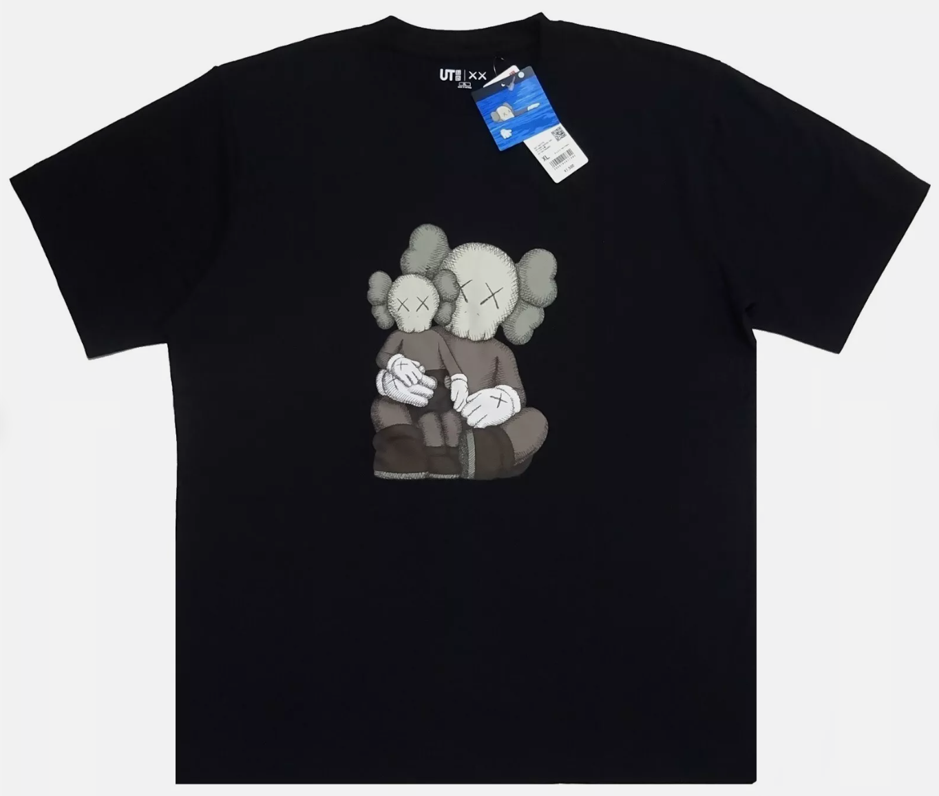 Uniqlo x Kaws Short Sleeve Graphic Tee Black