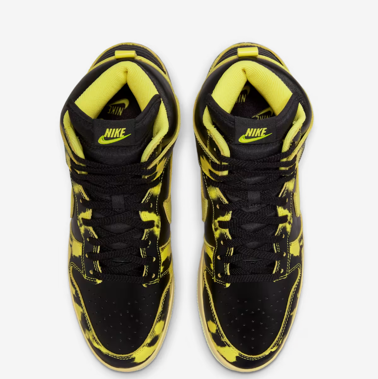 Dunk High 1985 Yellow Acid Wash