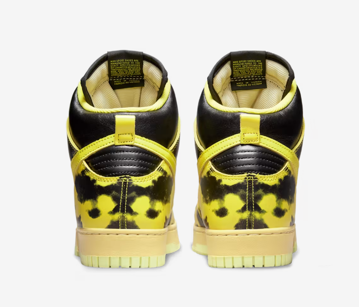 Dunk High 1985 Yellow Acid Wash