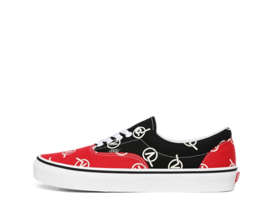 VANS ERA – CIRCLE V RED BLACK