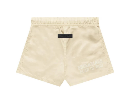 Fear Of God Essentials Nylon Running Shorts "Egg Shell"