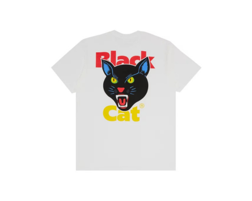 Supreme" Black Cat" T-Shirt White