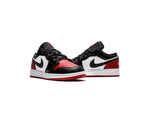Air Jordan 1 Low BLACK TOE Swanked