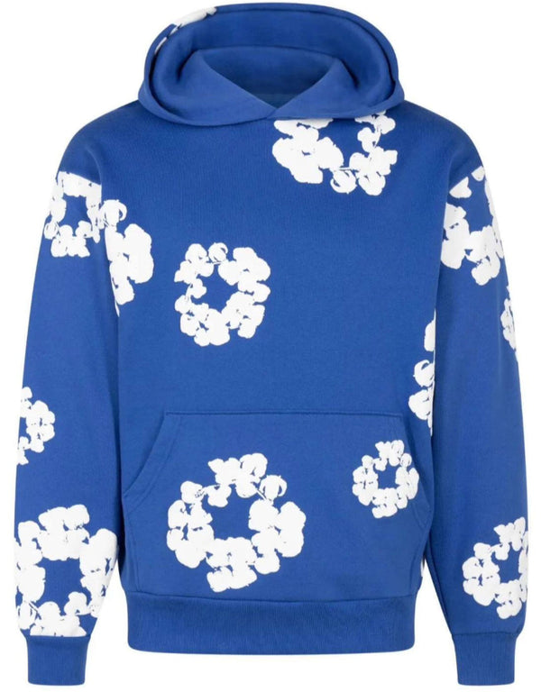 DENIM TEARS The Cotton Wreath Sweatshirt Royal Blue