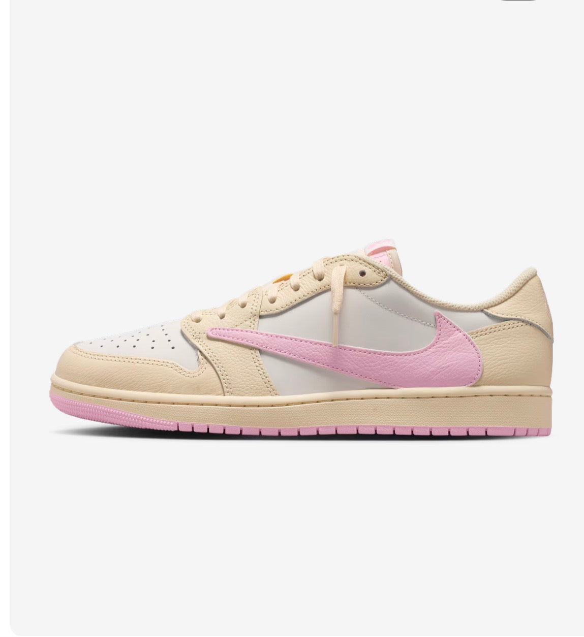 Air Jordan 1 Low x Travis Scott
Muslin and Shy Pink