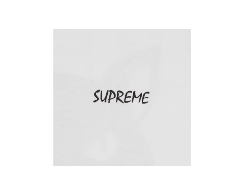 Supreme" Black Cat" T-Shirt White