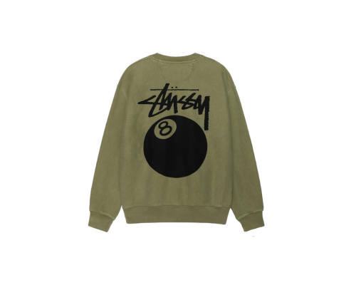 Stussy "8 Ball" Pigment Dyed Olive