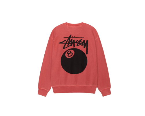 Stussy "8 Ball" Pigment Dyed Guava