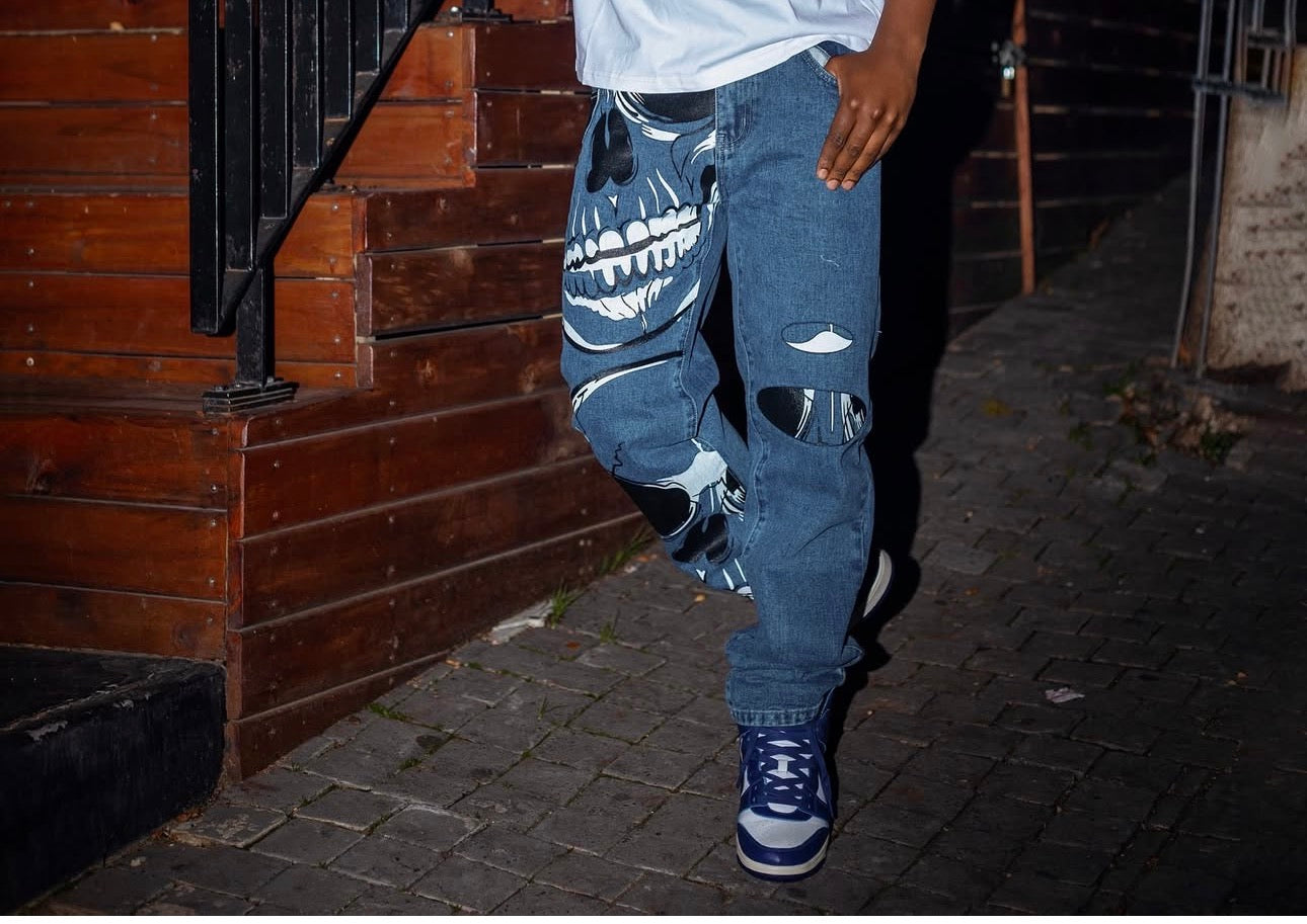 Crowned Gear Blue denim