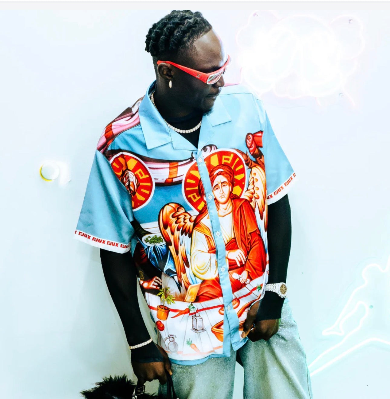 FLUX Luxury Couture Most High Silk Shirt