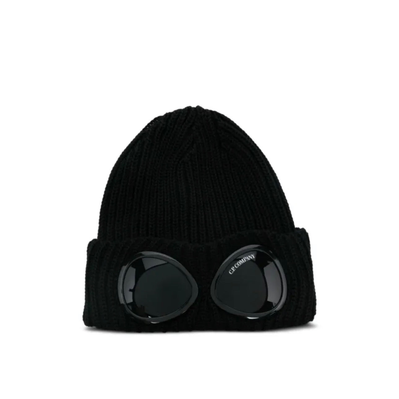 C.P. Company
Goggle-lens ribbed beanie