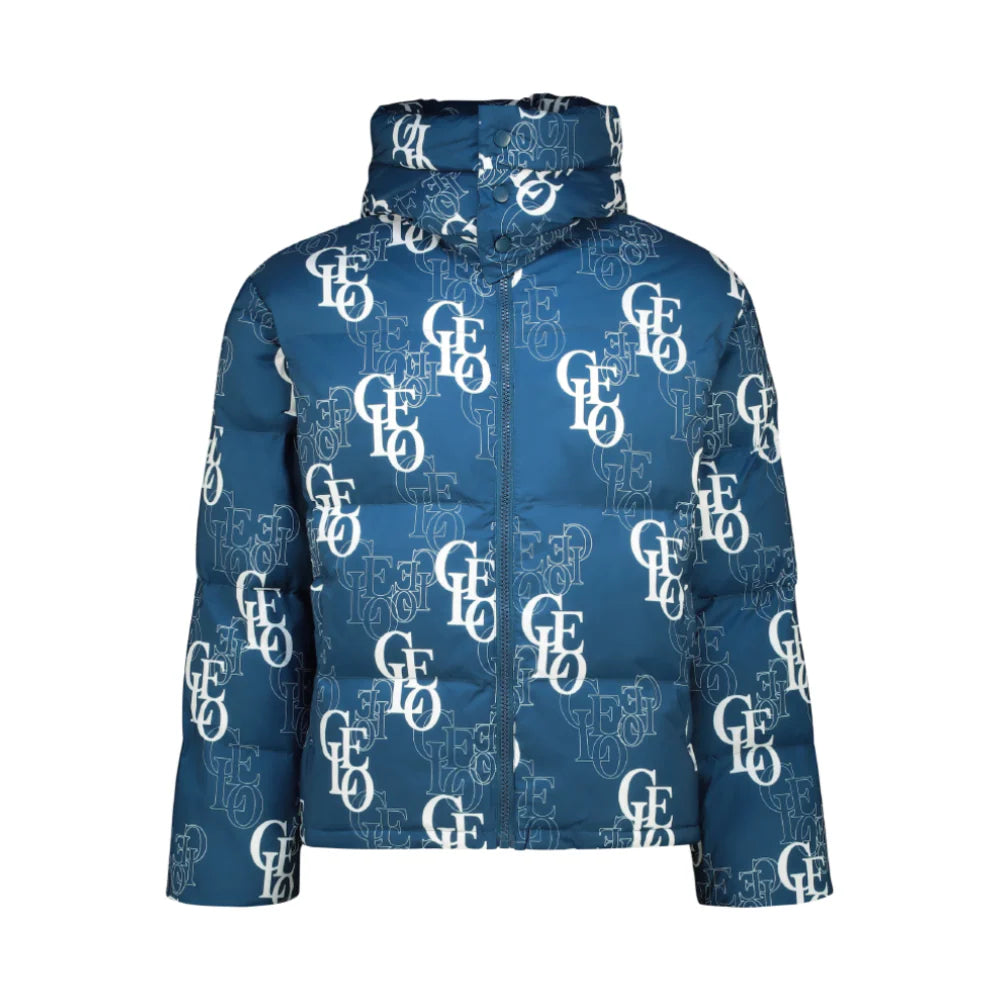 CLEO Classic Gears Monogram Puffer Jacket