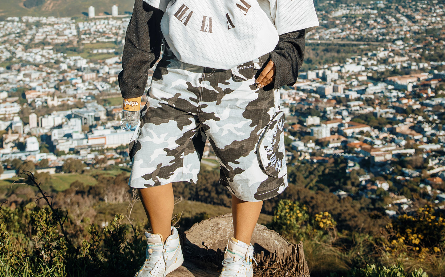 101 camouflage cargo shorts