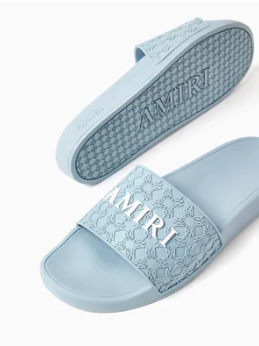 AMIRI
MA Quad logo-embossed slides
