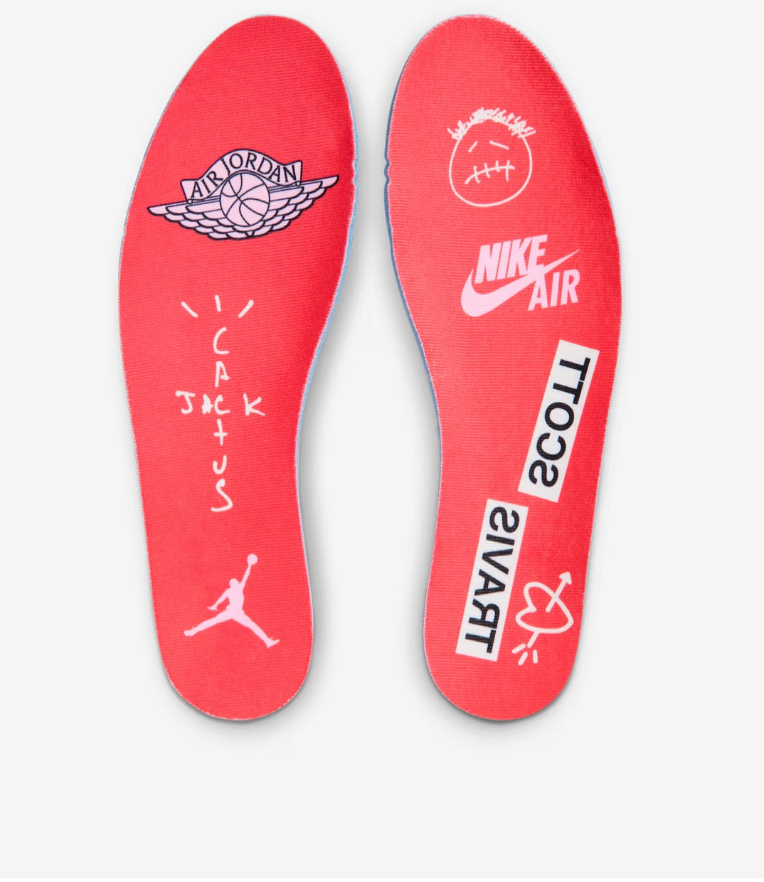 Air Jordan 1 Low x Travis Scott
Shy Pink and Tropical Pink