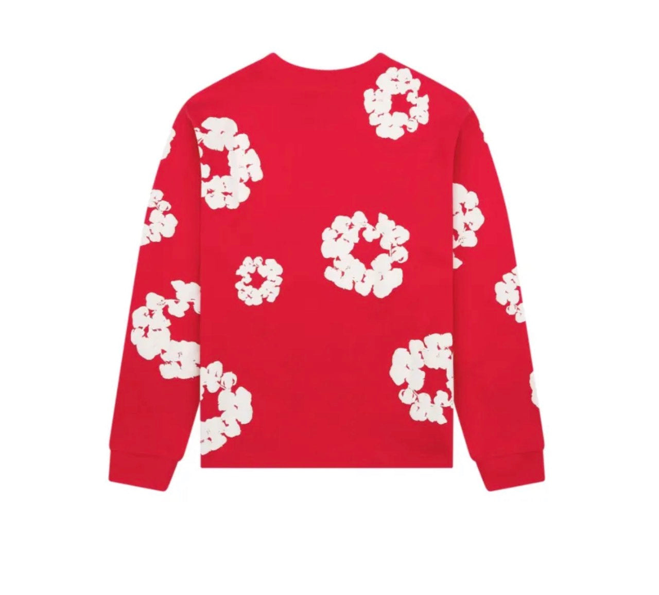 Denim Tears
wreath long sleeve T-shirt Red