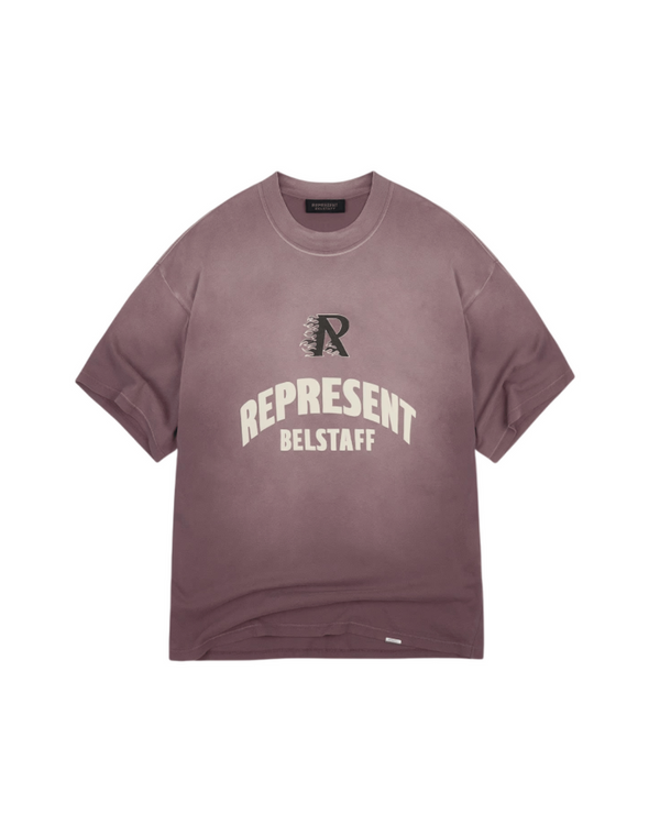 REPRESENT X BELSTAFF FAME PHOENIX T-SHIRT PLUM