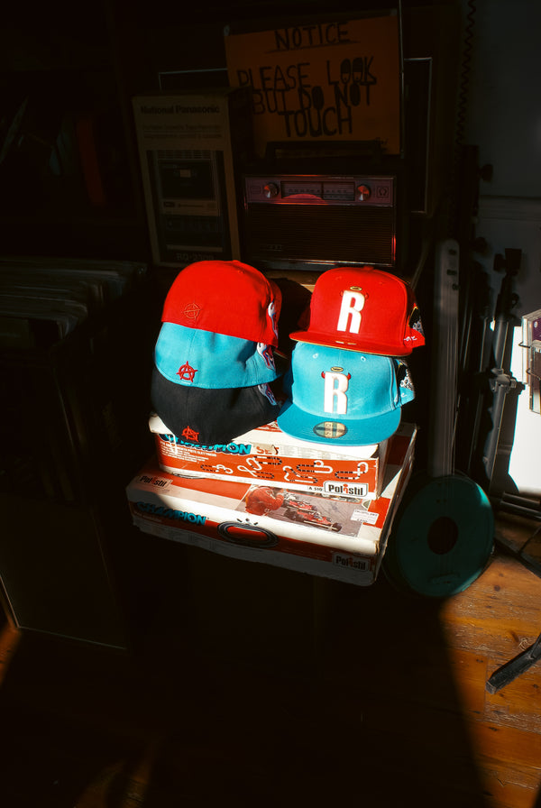 RAGER FITTED HAT RED