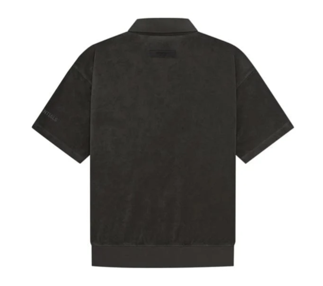F O G Essentials SS Terry Polo Off Black