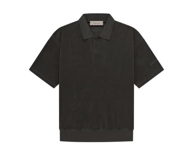 F O G Essentials SS Terry Polo Off Black