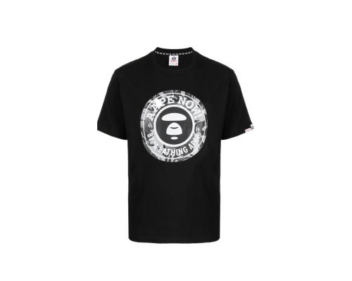 A Bathing Ape logo-print Cotton T-shirt