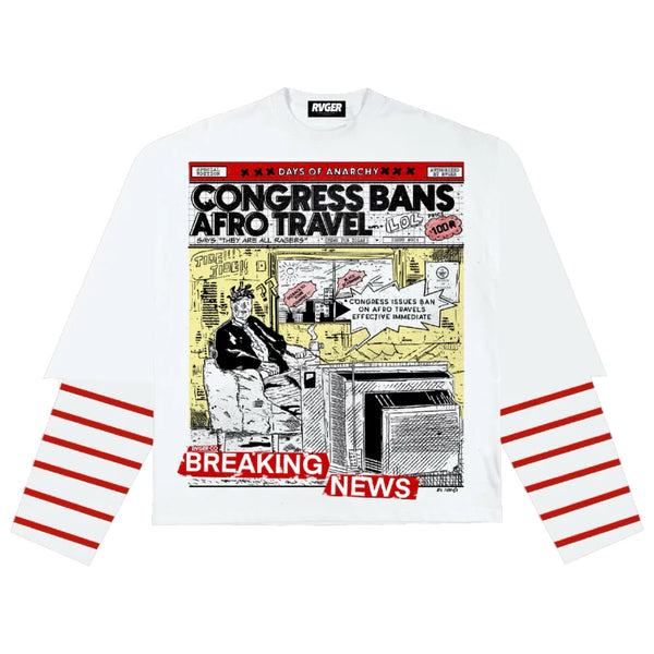 RVGER They Are All Ragers Double Layer T-Shirt 'Red'