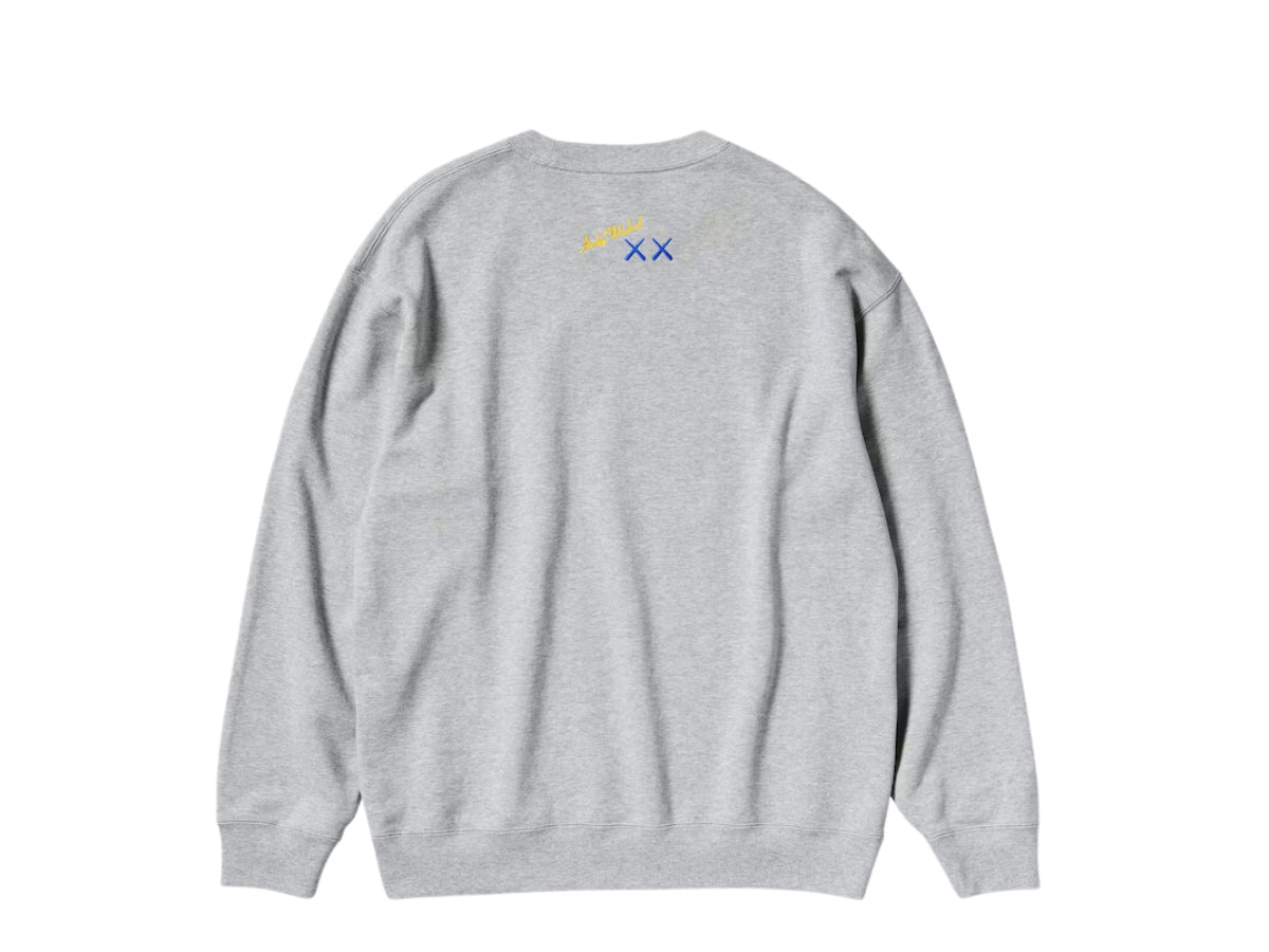 Uniqlo KAWS + Warhol Sweat Long Sleeve Shirt Gray