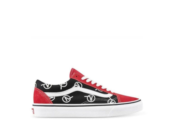 VANS ERA – CIRCLE V RED BLACK